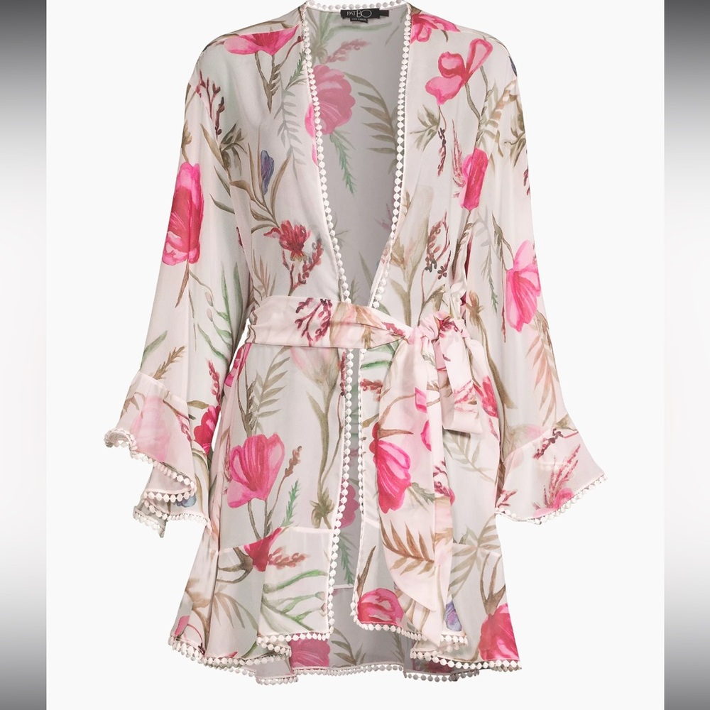 Patbo viera chiffon robe coverup NWT sold out everywhere